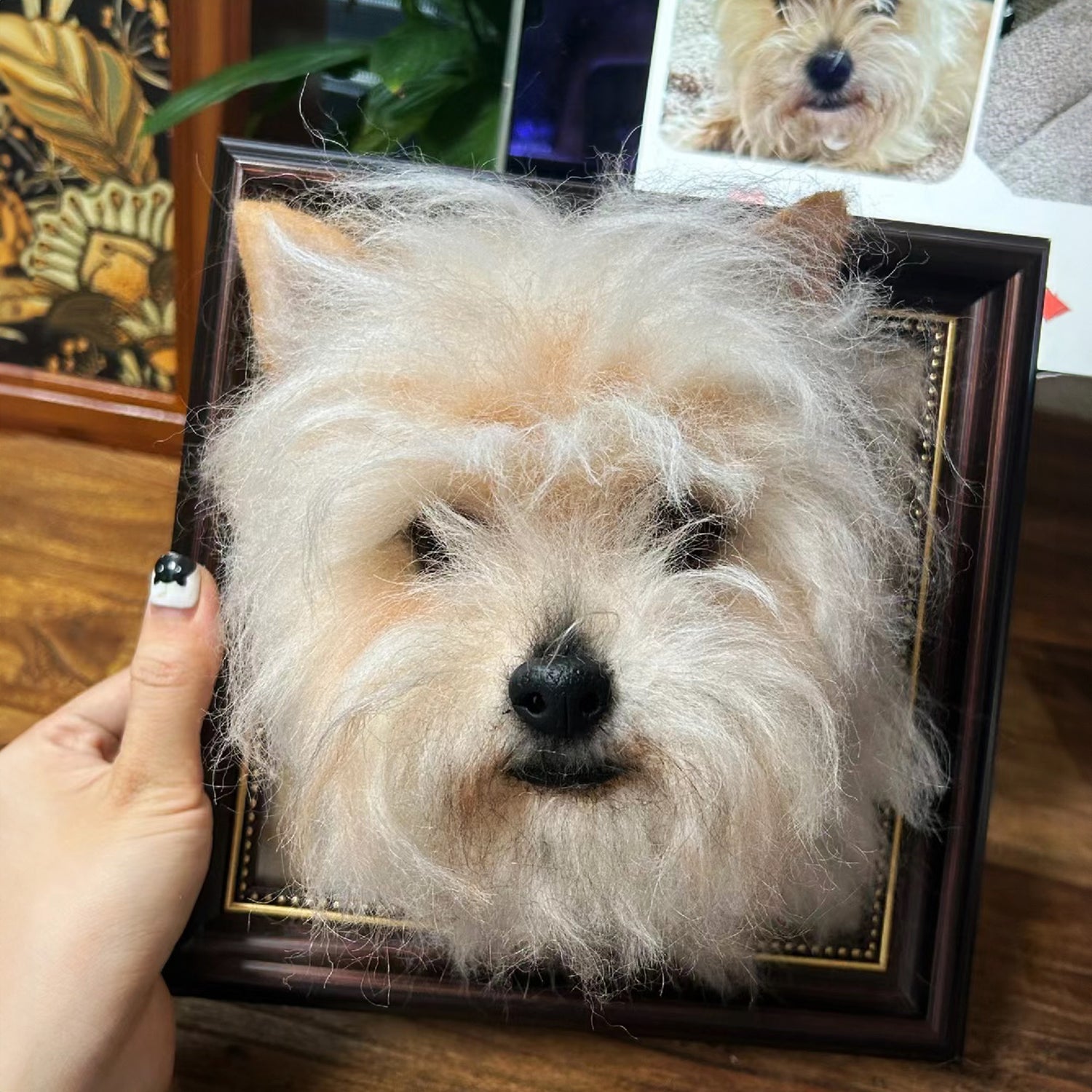 3D Felt Pet Portrait Frame 9&quot;