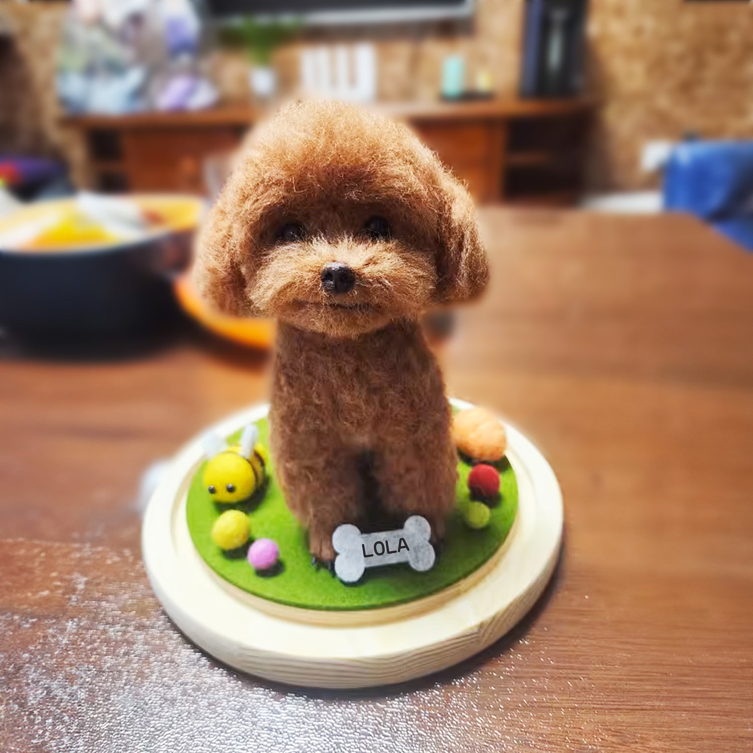 3D Felt Pet Figurine 3.94&quot;