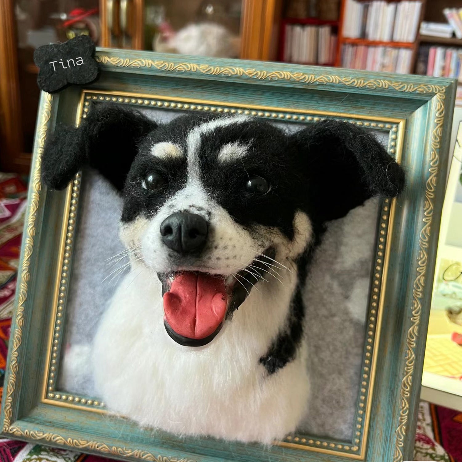 3D Felt Pet Portrait Frame 9&quot;