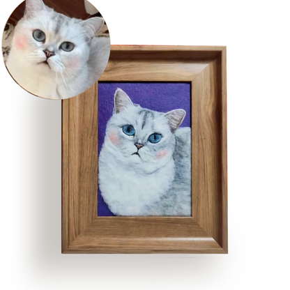 Pet Wool Felt Portrait Frame