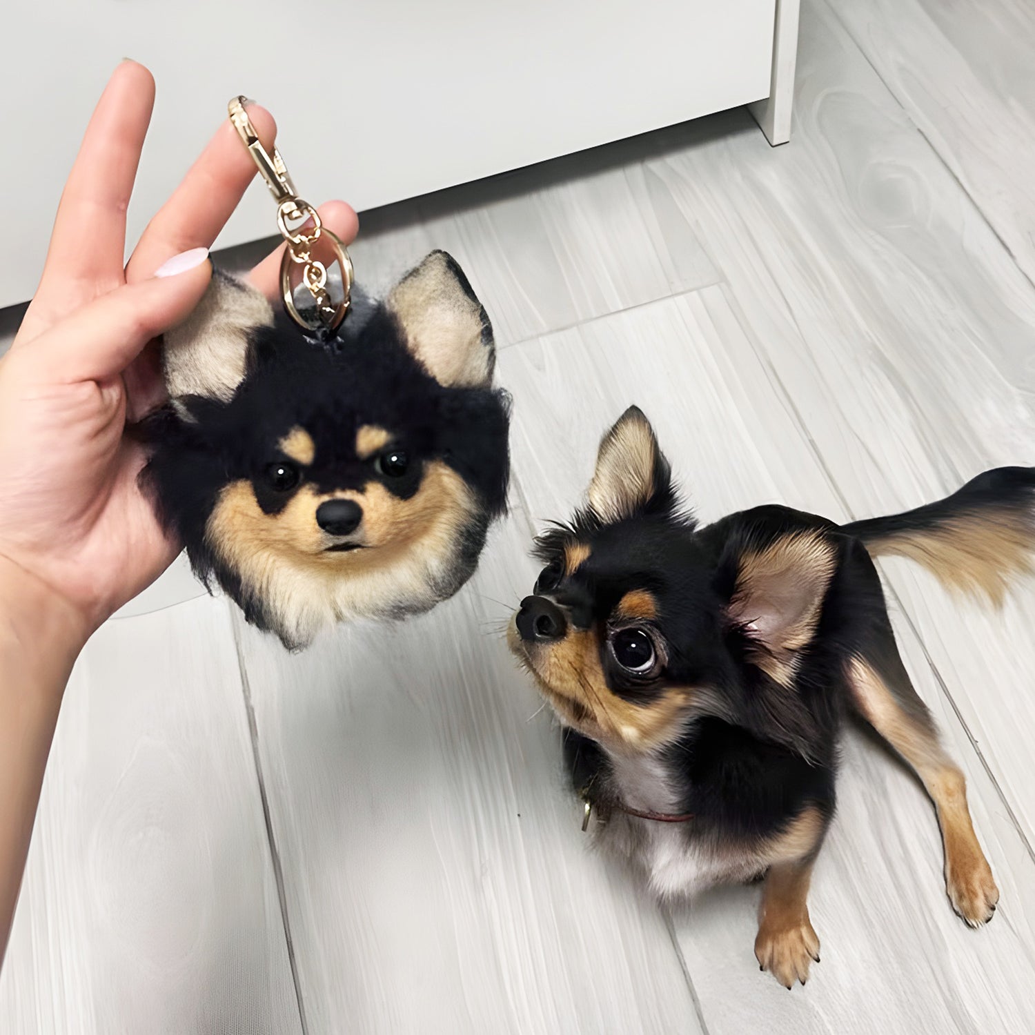 3D Felt Pet Keychain For Badge Holder 3.15&quot;