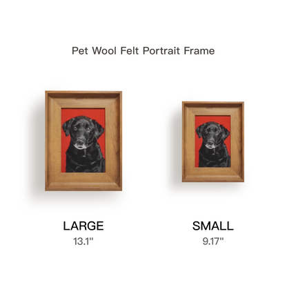 Pet Wool Felt Portrait Frame