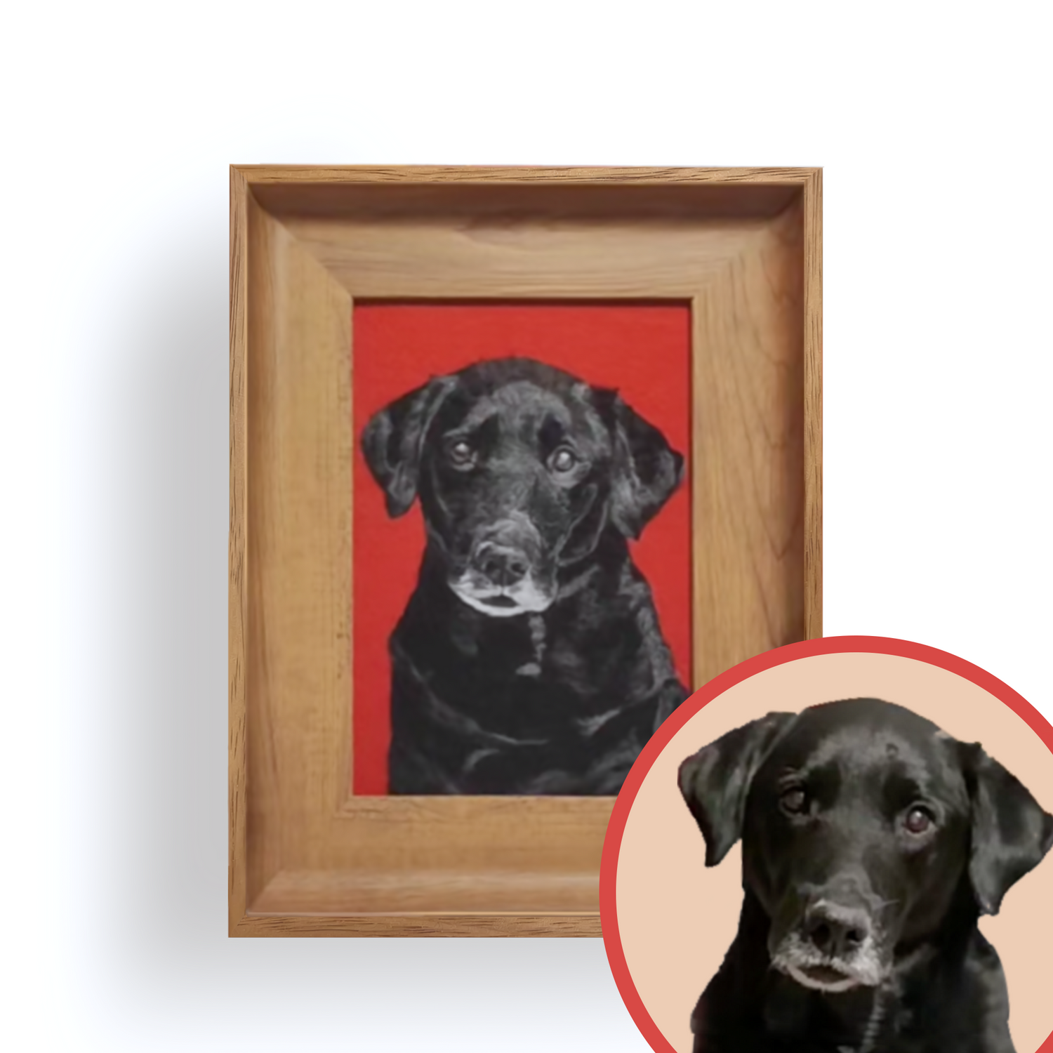 Pet Wool Felt Portrait Frame