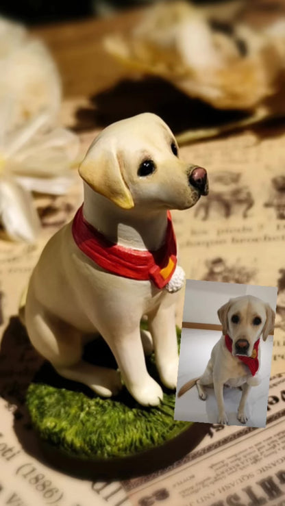 Personalized Pet Clay Figurine